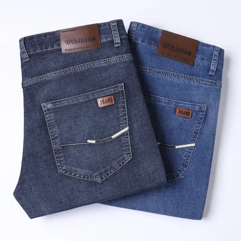 Levis Jeans 501 - Novos homens primavera outono perna reta