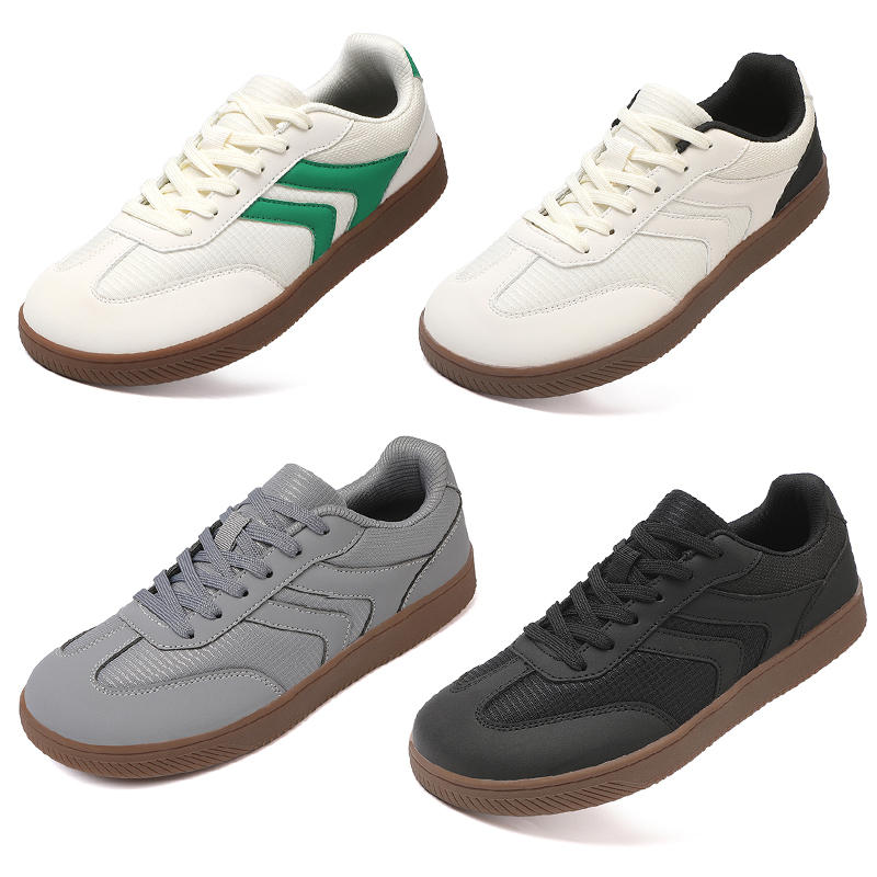 Women'S Shoes Zero Drop - Tênis Unissex de Couro Sintético com