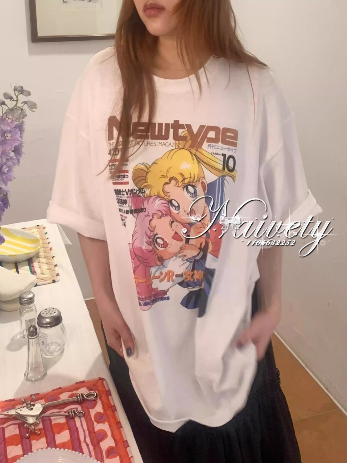 Women'S Shoes In The 90S - Camiseta Gráfica Retrô Sailor Moon 90s