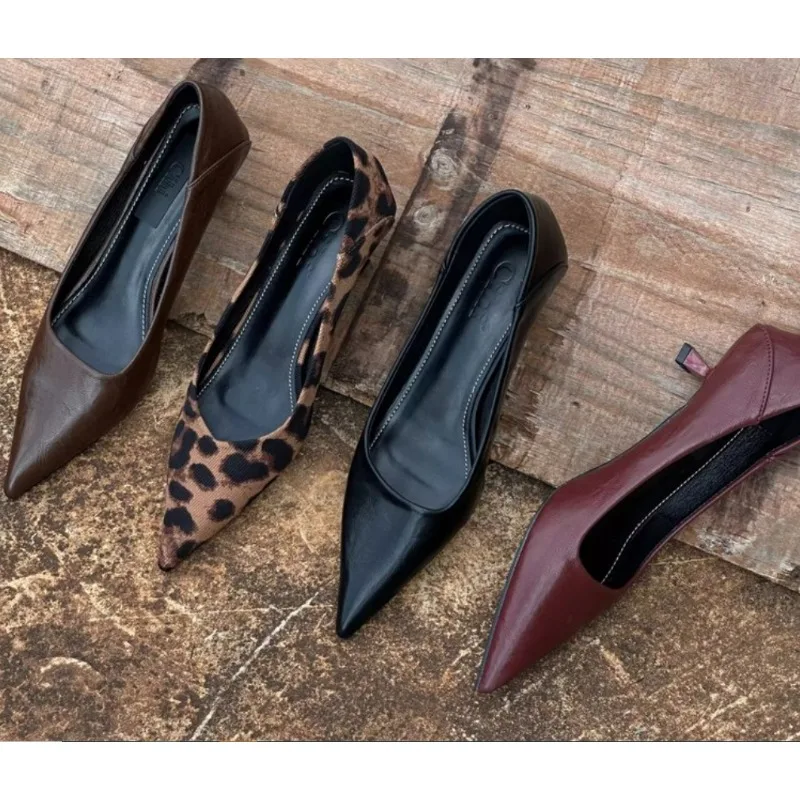 Women'S Shoes Quality - 2024 mulheres sexy salto alto borgonha