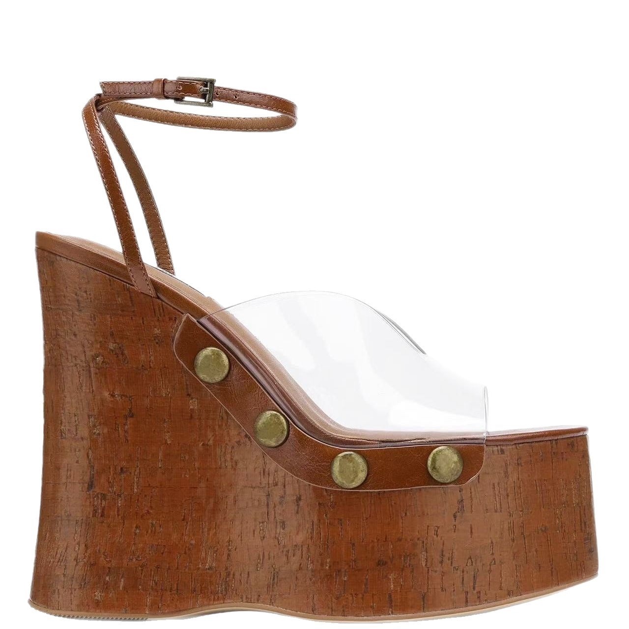 Women'S Shoes Quality - Sandálias Femininas de Salto Plataforma Grosso