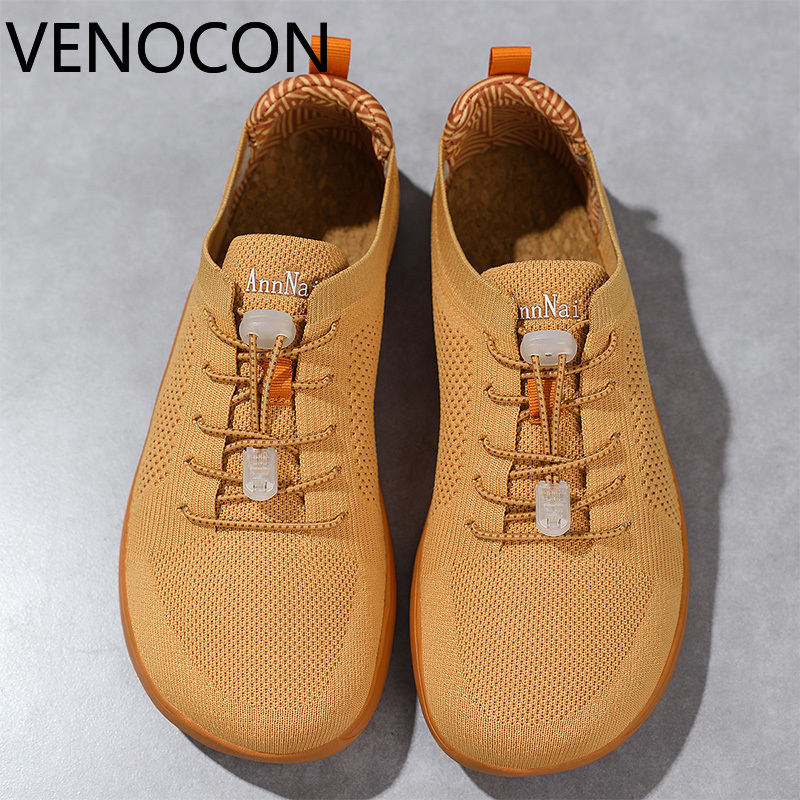 Women'S Shoes Zero Drop - Tênis VENOCON Barefoot com biqueira larga,