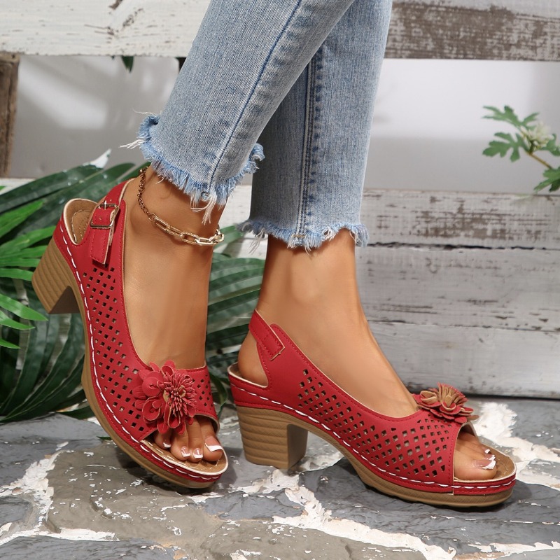 Sandálias Femininas de Salto G - Square Toe Mule avaliação e preço