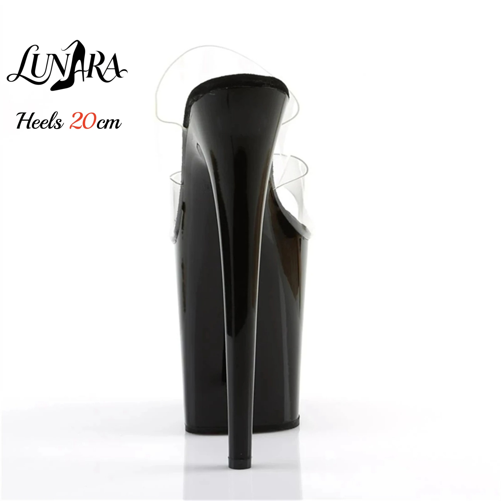 Sandálias de Plataforma Ultra  - Clear Strap Heel avaliação e preço