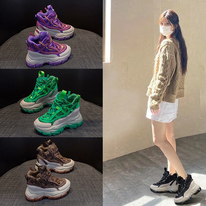 2025 tênis de cunha escondida  - Women'S Shoes Com avaliação e preço