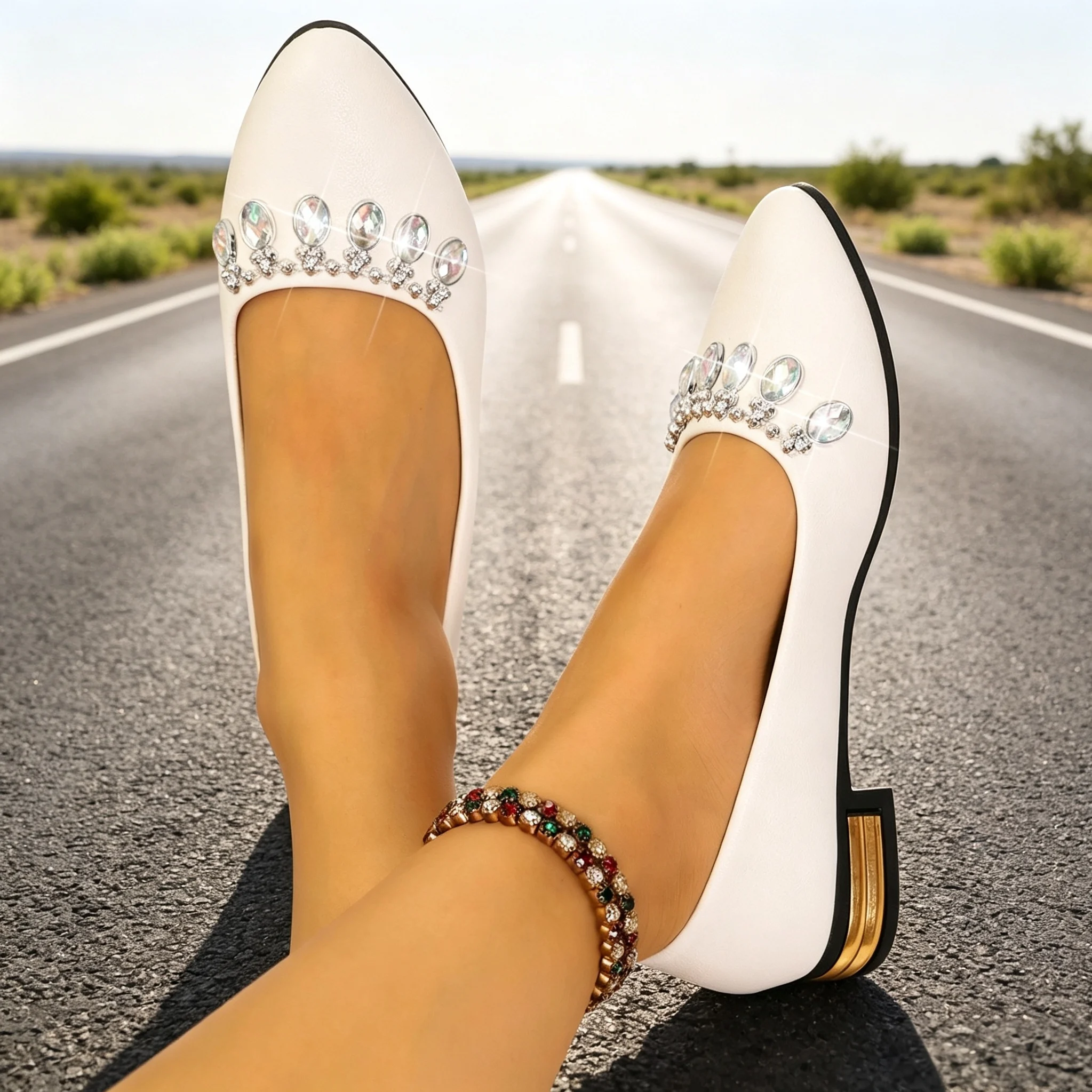 Sapatilhas Femininas de Bico F - Women'S Shoes Quality avaliação e preço