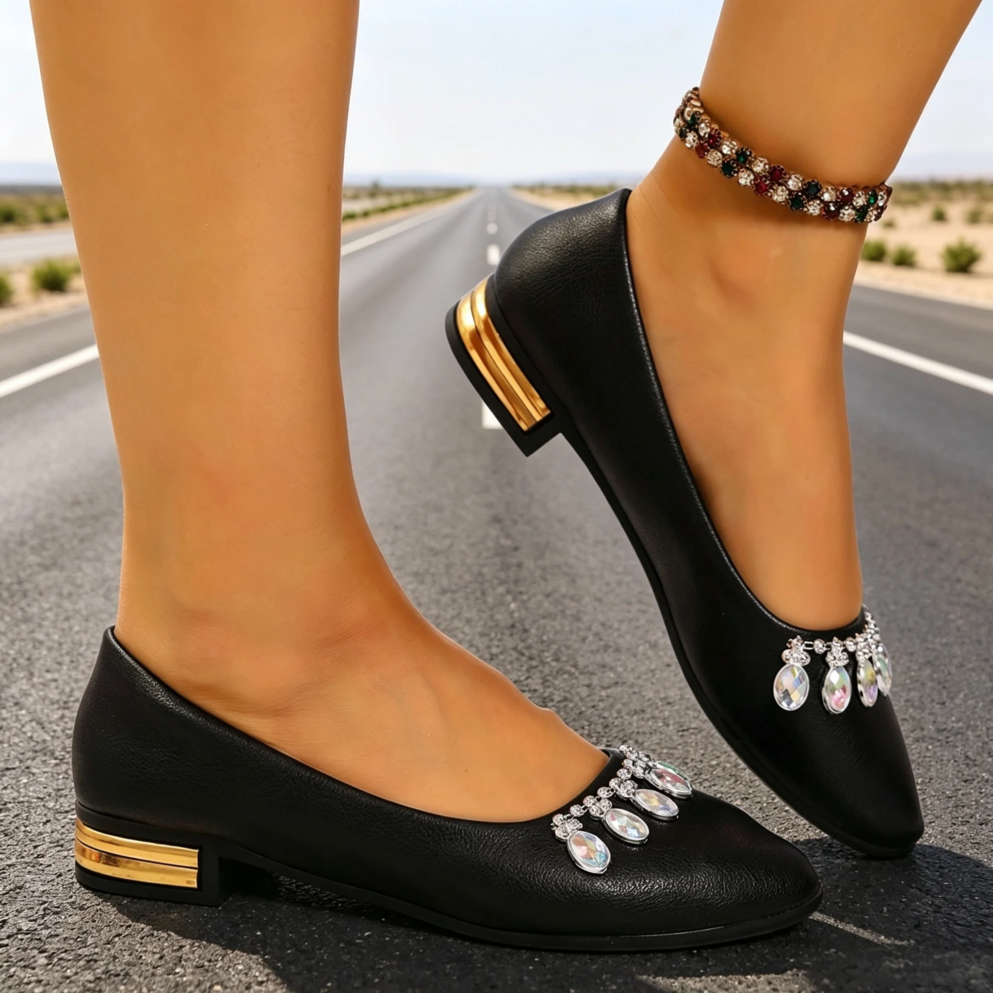 Sapatilhas Femininas de Bico F - Women'S Shoes Quality avaliação e preço