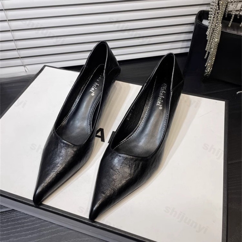 Salto alto feminino couro enve - Women'S Shoes Quality avaliação e preço
